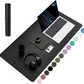 YSAGi Non-Slip Leather Desk Pad, Waterproof Laptop Computer Desk Keyboard Mat, Table Protector Blotter Mat, Large Mouse Pad for Office/Work/Home/Decor(Black, 31.5" x 15.7")