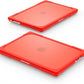 Batianda Compatible with New MacBook Pro 16 inch Case 2024 M4 Chip 2023 2021 Release with M3 M2 Pro Max, Heavy Duty Protective Plastic Hard Shell with Fold Kickstand & Keyboard Cover Protector, Red