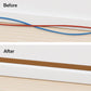 Rubber Bond TV Cord Hider Cable Protector - Strong Self Adhesive Wall Cord Cover Cable Hider - Low Profile Cable Management Wall Cord Concealer Cable Raceway (Brown, 6 Feet)