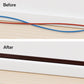 Rubber Bond TV Cord Hider Cable Protector - Strong Self Adhesive Wall Cord Cover Cable Hider - Low Profile Cable Management Wall Cord Concealer Cable Raceway (Dark Brown, 10 Feet)