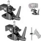 SmallRig Super Clamp Kit 2-Pack, Heavy Duty Max Load 33lb /15kg, with a 1/4"-20 & a 3/8"-16 Top Screw on a 5/8" Stud, for Photography Studio Video Camera Lighting, for Round Pipe and Flat Surface 5318