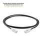 TRUECABLE Cat6 Component Rated Patch Cable, Unshielded (U/UTP), 7ft, Black, 28AWG Solid Copper, Snagless 10G High-Speed Ethernet Cable, PoE++ 4PPoE 100W, UL Listed, RoHS-3, 1 Pack