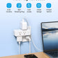 TROND Outlet Extender Surge Protector, 6 AC Outlet Splitter with 360° Rotating Plug, 1440J, 3-Sided Swivel Wall Plug Adapter with Power Switch, Multi Plug Expander for Home Office Travel
