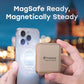 Transcend ESD420 1TB Magnetic External SSD, Up to 2000MB/s, Supports Apple 4K ProRes HDR Record, MagSafe, iPhone17,16,15/iPad/Mac/Tablets/Windows/Android, USB 3.2 Gen2x2 20Gbps Portable USB-C SSD