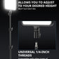 UBeesize LED Video Light Kit, Photography Lighting, 13" Studio Lights with 65" Tripod Stand and Phone Holders, Podcast Lighting for Video Recording, Make up, Live Streaming, Tiktok, YouTube
