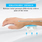 Gel Cloud Mouse Wrist Rest, Cute Wrist Support and Arm Support for Mouse Rest Typing Pain Relief，Suitable for Office/Computer/Laptop/Gaming (Transparent White)