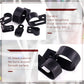Hilitchi 135 Pcs 6 Sizes Black Plastic Cable Clamp R Type Screw Mounting Cord Fastener Cable Clips Assortment Kit with Screws for Wire Management Cable Conduit (Clips from 6mm to 23mm)
