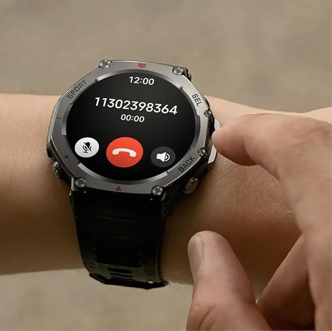 Mivrass Sports Smartwatch (Red)