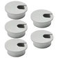 5 Pcs Desk Grommet 1-3/8" / 35 mm, Desk Cord Hole Cover, Cable Grommet ABS Plastic, Desk Hole Grommet for Home & Office Pc, Detachable Cable Cord Organizer-Light Grey