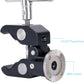 NICEYRIG Super Clamp to Rosette Mount Adapter, Maximum 50mm Adjustable Jaw Applicable for Desk Tripod Monopod Studio Light Stand - 593