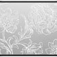 CASETiFY Impact MacBook Air 13.6" (M2-M4) Case [Cushioned Impact Corners/Scratch-Resistant/Anti-Slip Grip] - White line Art Flowers - Clear Black