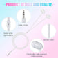 Macarrie 200 Pack Earbuds Bulk Earphones 3.5 mm Classroom Headphones for Adult Assorted Colors Earbud Wired Earphone Without Mic for Adult Office Home Individually Bagged(White)
