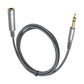 Devinal 1/4 inch Headphone Extension Cable, 6.35mm TRS Male to Female Stereo Cord, Quarter Inch Guitar Cable Extender, 6ft (2 Meters)