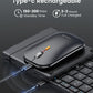ProtoArc Foldable Keyboard and Mouse, XKM01 True Full-Size Folding Bluetooth Keyboard Mouse Combo for Business Travel, a Portable Office Suite On-The-Go, Compatible with Laptop iPad Tablet - Black