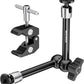NEEWER 9.8"/25cm Adjustable Magic Arm with Super Clamp, 1/4" & 3/8" Threads, 1/4" Screws for Flash/LED Light/Microphone/Monitor, Compatible with SmallRig Camera Cage, Max Load: 4.4lb/2kg, ST25C