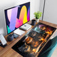 Commander Roleplay Desk Pad Mat Role Gaming XXL Big Mouse Pad Gaming Tabletop Game Gamer Gift - Mousepad XXL Laptop Computer Keyboard Pad with Stitched Edges Anti-Slip Funny Deskpad 31.5x15.7 in
