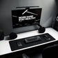 DELTAHUB - Minimalistic Felt Desk Protective Pad, Anti-Fray, Anti-Slip, Easy to Clean, Easy Glide, Long Lasting, Sleek Design, Comfortable, Resistant, Desk Mat, PC, Mac, Laptop - Medium (12x35inch)