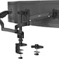 WALI Triple Monitor Mount, 3 Monitor Desk Mount with Premium Gas Spring Arm for Screens up to 27 inch, Multiple Monitors Stand with Tilt, Swivel, Rotation, Mounting Holes 75/100 mm, Black