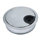 1 Pcs Desk Grommet 2" / 50 mm, Desk Cord Hole Cover, Cable Grommet Metal Zinc Alloy Materilal, Desk Hole Grommet for Home & Office Pc, Detachable Cable Cord Organizer-Bright Silver