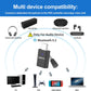 USB C Bluetooth Adapter for ps5/PS4, Dual Connection Wireless Audio Adapter Low Latency Dongle with 3.5 mm Analog Mic for PC, Mac, Phone