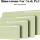 Aothia Leather Desk Pad Protector, Large Mouse Pad, Office Desk Mat, Non-Slip PU Leather Desk Blotter, Laptop Desk Pad, Waterproof Desk Writing Pad for Office and Home (Grass Green, 23.6" x 13.7")