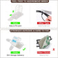 Adhesive Cable Management Clips, 50pcs Adjustable Nylon Cable Straps Wire Clips Clamps Organizer with Strong Adhesive Tape, Extra Screw & Hole for Strong Fixation Home Office - 3.55 Inch White