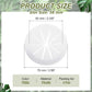 PATIKIL Desk Grommet 2-3/8", 4 Pcs Round Cable Grommet Cord Hole Cover with Adhesive Tape Flexible Table Wire Organizer for Office Home Table Countertop, White