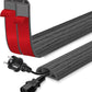 Floor Cord Cover for Wires on Floor Self Adhesive Cord Hider Floor Cable Management Wire Covers for Cords Protector Prevent Cable Trips Cord Cavity W 0.51" x H 0.31", Deep Gray Wood, 20Ft