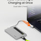 Disk Plus SSD Enclosure 10Gbps M.2 NVMe USB C 3.2 Gen2, 0.24" Ultra Slim Aluminum Enclosure with Built-in Cable Support 2230/2242/2280 M Key SSDs for MacBook Pro, Steam Deck (SSD not Included)