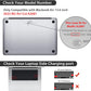 Compatible with 2025 2024-2022 MacBook Air 13 inch Case M4 A3240 M3 A3113 M2 A2681, Hard Shell&Keyboard Film&Screen Film&Webcam Cover for New M4 Mac Air 13.6 inch with Touch ID, Curved Doodle