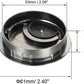 uxcell Cable Hole Cover, 2.1Inch/53mm Zinc Alloy Desk Wire Cord Cable Grommets Hole Cover for Office PC Desk Cable Cord Organizer, 4 Pcs Bronze Tone