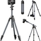 ULANZI TT59 Horizontal Overhead Photography Tripod, 68.9" Foldable Professional Camera Tripod Stand with Uka Quick Release Panoramic Ball Head for Mirrorless Camera/DSLR/Phone/Camcorder and All