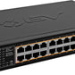 BV-Tech 24 Port PoE+ Switch with 2 Gigabit Ethernet or SFP Uplink, Long Range | POE-SW2402