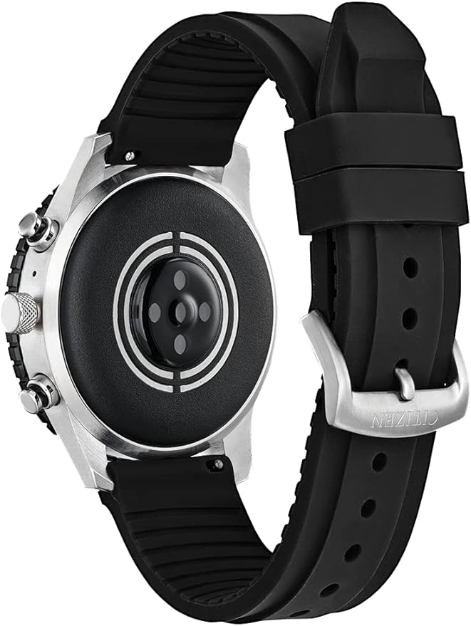 Citizen CZ Smart PQ2 44MM Sport Smartwatch with YouQ App with IBM Watson® AI and NASA research, Wear OS by Google, HR, GPS, Fitness Tracker, Amazon Alexa™, iPhone Android Compatible, IPX6 Rating