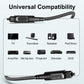 EMK Digital Optical Audio Cable [12 Feet/4M] - Slim Nylon Braided Toslink Fiber Optic Cable for Sound Bar, TV, Home Theater, PS4, Xbox, Blu-Ray Player & More - High-Speed SPDIF (Black1)