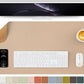 Cork Apricot Desk Mat - Dual-Sided Desk Pad for Office and Home - Desk Organization and Accessories - Ideal for Large Mouse Pad and Desk Mats on Top of Desks(36"x 17")