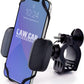 Metal Bike & Motorcycle Phone Mount for Any Smartphone (iPhone 16 Pro Max/e, Galaxy S25). Unbreakable Handlebar Cell Phone Holder for Bike, Scooter, Bicycle Phone Mount. x10 to Safeness & Comfort