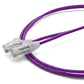 TRUECABLE Cat6 Component Rated Patch Cable, Unshielded (U/UTP), 3ft, Purple, 28AWG Solid Copper, Snagless 10G High-Speed Ethernet Cable, PoE++ 4PPoE 100W, UL Listed, RoHS-3, 1 Pack