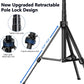 70.9" Auto Face Tracking Tripod 360° Rotation with Lights, Motion Sensor Phone Tripod Stand Selfie Stick with Remote, Face Body Gesture Control Phone Camera Holder for Vlog/Live Stream/Video Recording