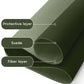 YSAGi Non-Slip Leather Desk Pad, Waterproof Laptop Computer Desk Keyboard Mat, Table Protector Blotter Mat, Large Mouse Pad for Office/Work/Home/Decor(Olive Green, 31.5" x 15.7")
