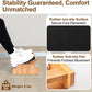 StrongTek Ergonomic Rocking Foot Rest for Under Desk, Adjustable Foot Stool with Non-Slip Surface, Three Positions for Comfort & Stability, Enhances Posture & Circulation, Ideal for Office & Home Use