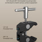 SMALLRIG Clamp w/ 1/4" and 3/8" Thread and 9.8 Inches Adjustable Friction Power Articulating Magic Arm with 1/4" Thread Screw for LCD Monitor/LED Lights - KBUM2732B