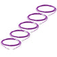 TRUECABLE Cat6 Component Rated Patch Cable, Unshielded (U/UTP), 14ft, Purple, 28AWG Solid Copper, Snagless 10G High-Speed Ethernet Cable, PoE++ 4PPoE 100W, UL Listed, RoHS-3, 5 Pack