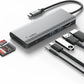 Belkin USB-C Hub, 7-in-1 MultiPort Docking Station for MacBook & Windows - 85W USB-C Power Delivery 3.0, 4K HDMI 1.4, 2x USB-A 3.0, SD 3.0, Micro SD 3.0, & 3.5mm Audio Jack