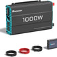 Renogy Inverter P2 1000 watt Pure Sine Wave Inverter, Solar Car Power Inverter 12V to 120V AC Converter for RV, Truck, Camping, Home Backup, Outdoor, Emergency, Off-Grid Living, 16.4FT Remote Control