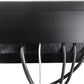 ZESHAN Cable Cubby Conference Table Power Box with 45 Degree Angle Convenient Plug-in Socket, Power Fully Enclosed Bottom Box Power Socket, USB, HDMI, RJ45