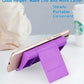 Cell Phone Stand for Desk 2 Pack Mobile Phone Holders Desktop Tablet Stand, Foldable Phone Dock Universal Adjustable Tablet Stand for Desk (Pink+Purple)