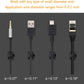 Adhesive Clips Strong Wire Holders 100 Pack Self-Adhesive Wire Clip Cable Cord Desk Management for Office Home and Car