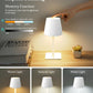Cordless Table Lamp Rechargeable Lamps: 6000mAh Battery Operated Table Lamp Outdoor Waterproof, Touch Control, Portable Wireless Desk Lamp for Dinner/Bedroom/Restaurant （White2 Pack