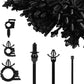 130 Pcs Push Mount Cable Ties Standard Zip Tie Mount Car Wire Loom Routing Clips for Polaris UTV Jeep Wrangler Vehicles Home Appliances 6 Different Sizes Universal Management Cable Ties